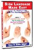 Sign Language Made Easy: Lessons 1 - 4 DVD
